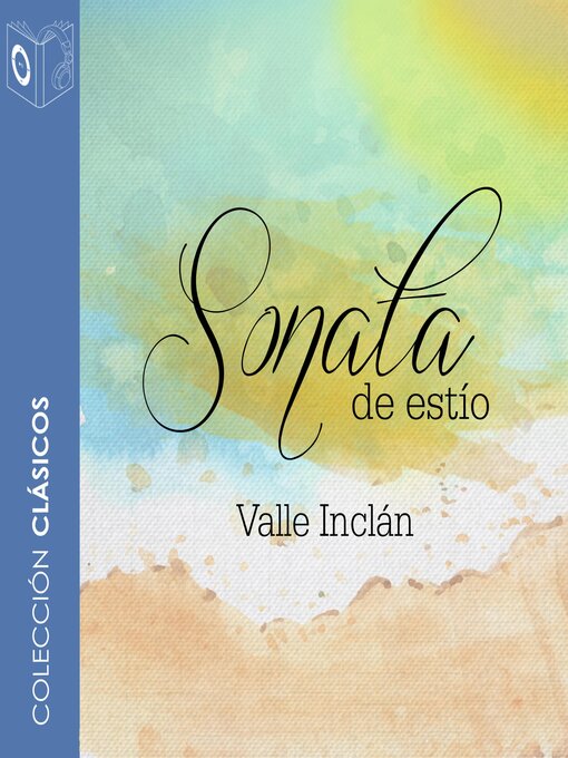 Cover image for Sonata de estío--Dramatizado